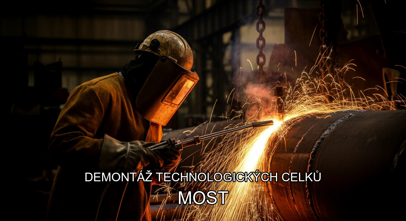 Demontaz technologickych celku Most